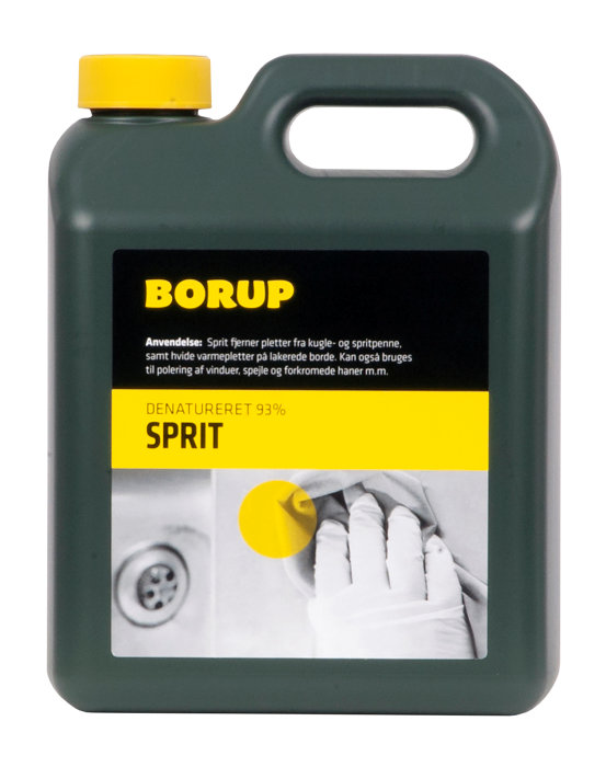 Borup sprit denatureret 93 % 2,5 liter